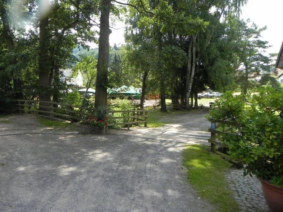 Ferienwohnung Tiererlebnishof Obermuehle Biebergemund Dış mekan fotoğraf
