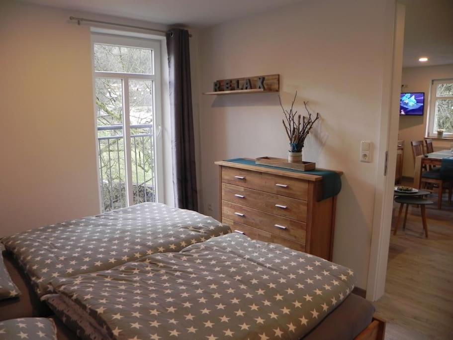 Ferienwohnung Tiererlebnishof Obermuehle Biebergemund Dış mekan fotoğraf