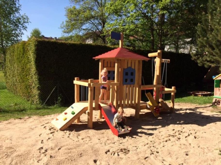 Ferienwohnung Tiererlebnishof Obermuehle Biebergemund Dış mekan fotoğraf