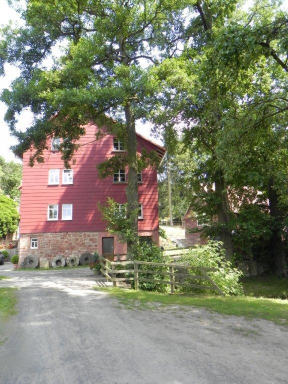 Ferienwohnung Tiererlebnishof Obermuehle Biebergemund Dış mekan fotoğraf