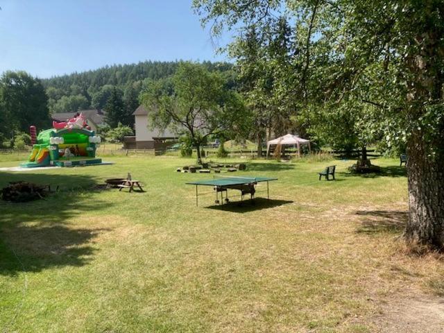 Ferienwohnung Tiererlebnishof Obermuehle Biebergemund Dış mekan fotoğraf