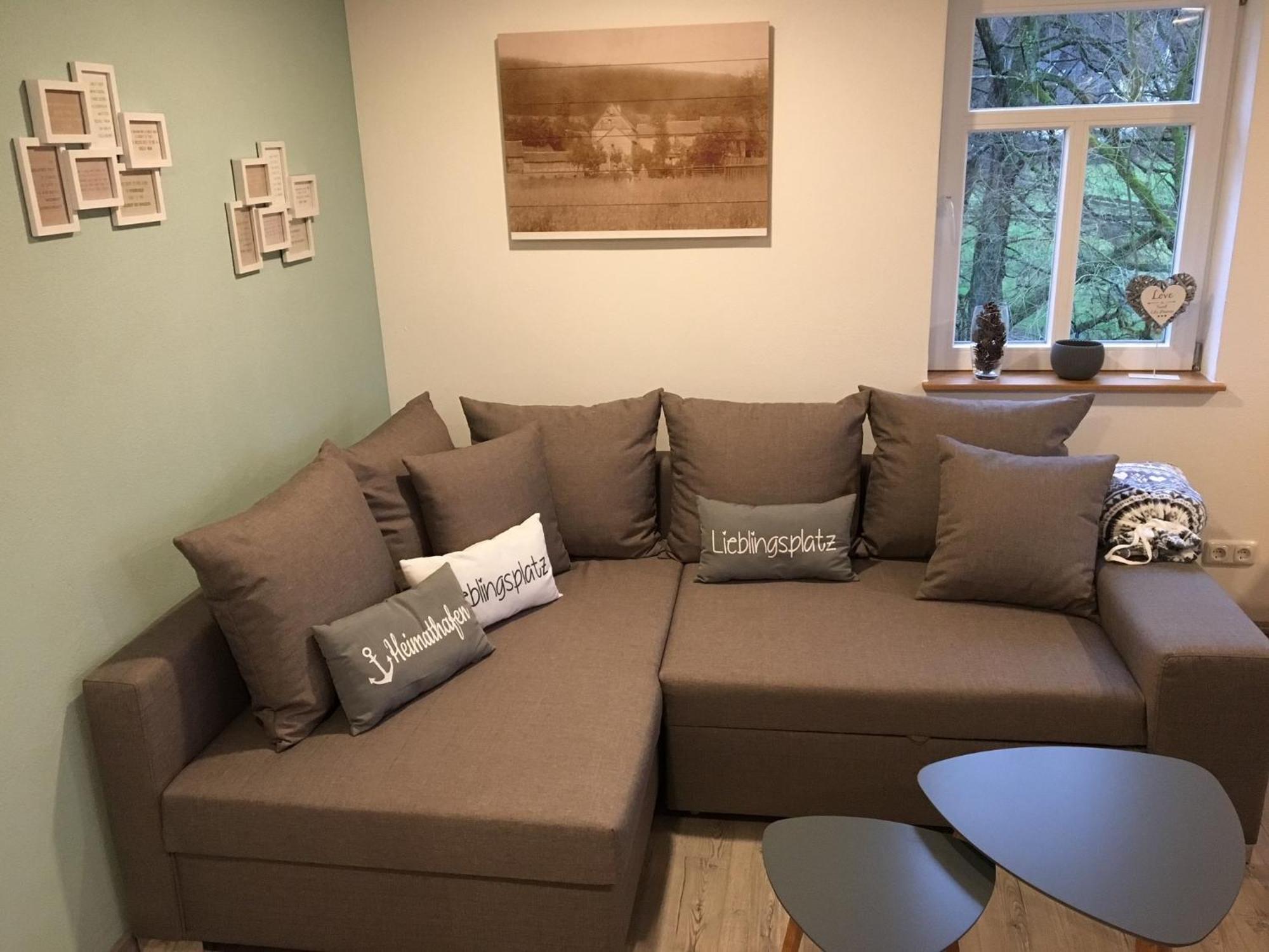 Ferienwohnung Tiererlebnishof Obermuehle Biebergemund Dış mekan fotoğraf